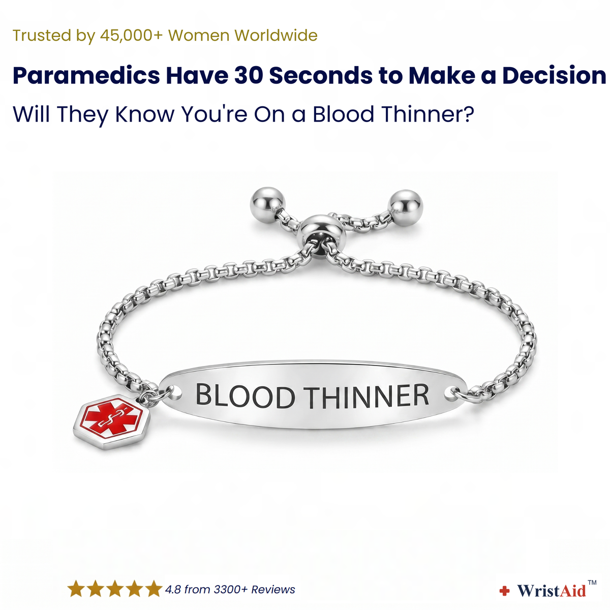 WristAid™ Blood Thinner Bracelet
