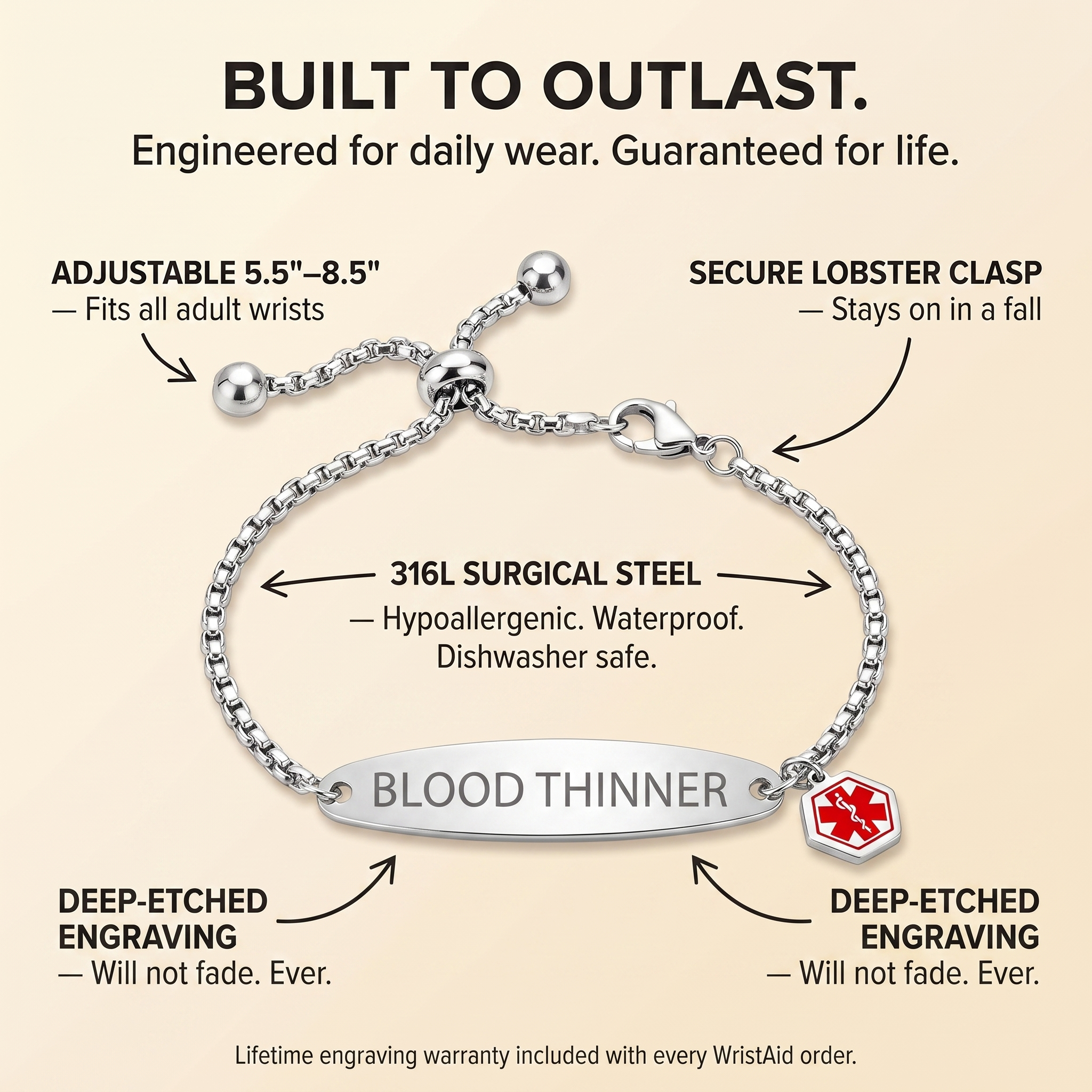 WristAid™ Blood Thinner Bracelet