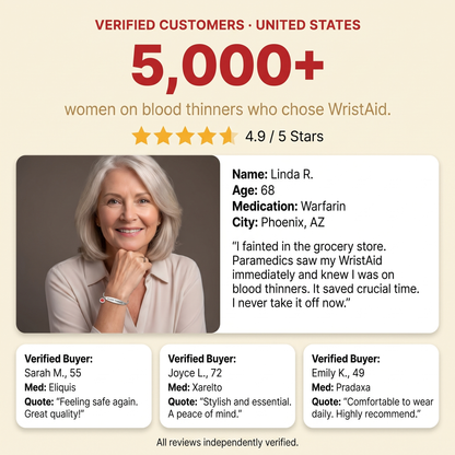 WristAid™ Blood Thinner Bracelet